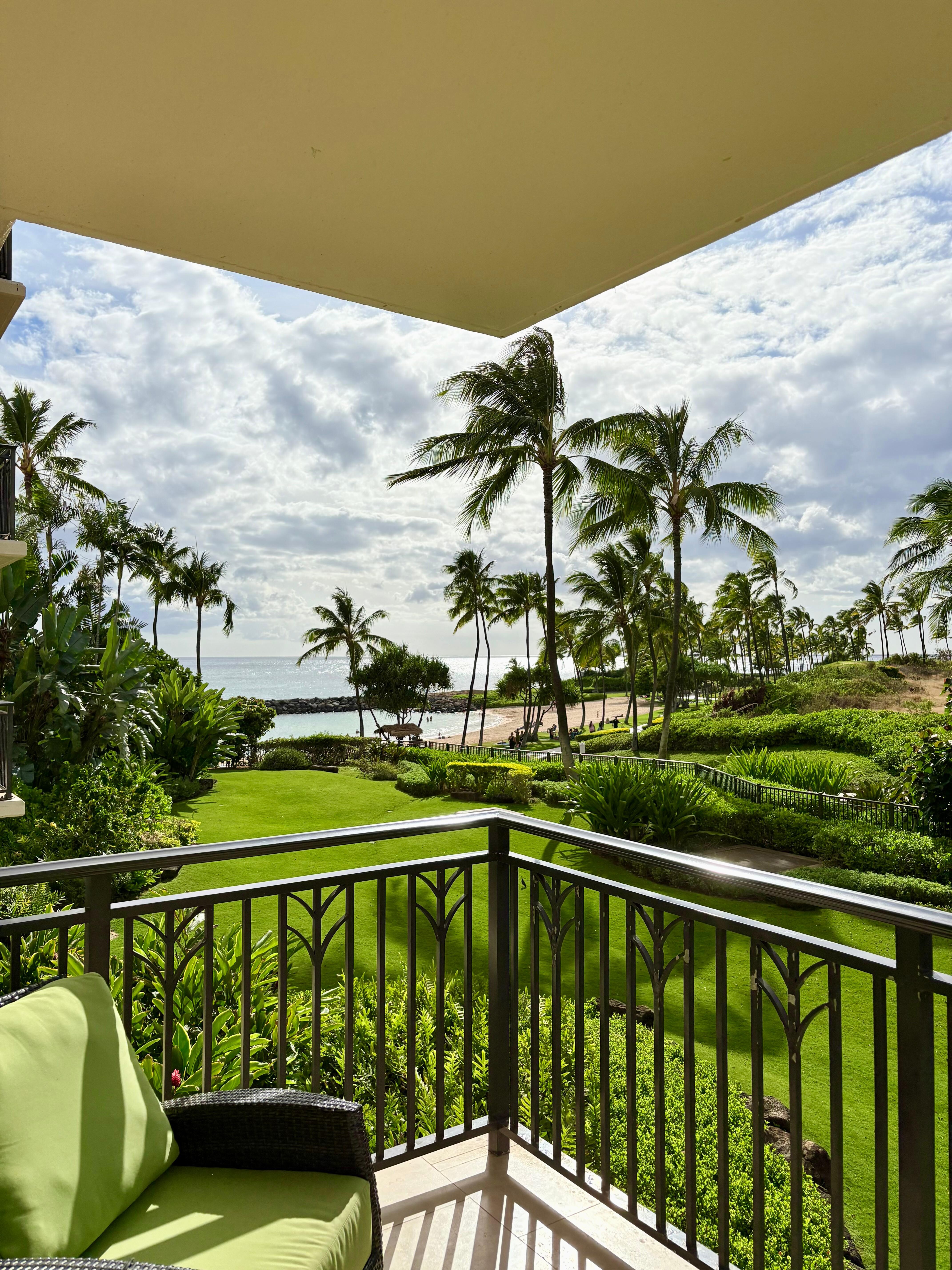 View from villa