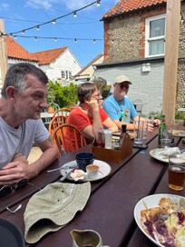 Pub meal at the Lobster Inn