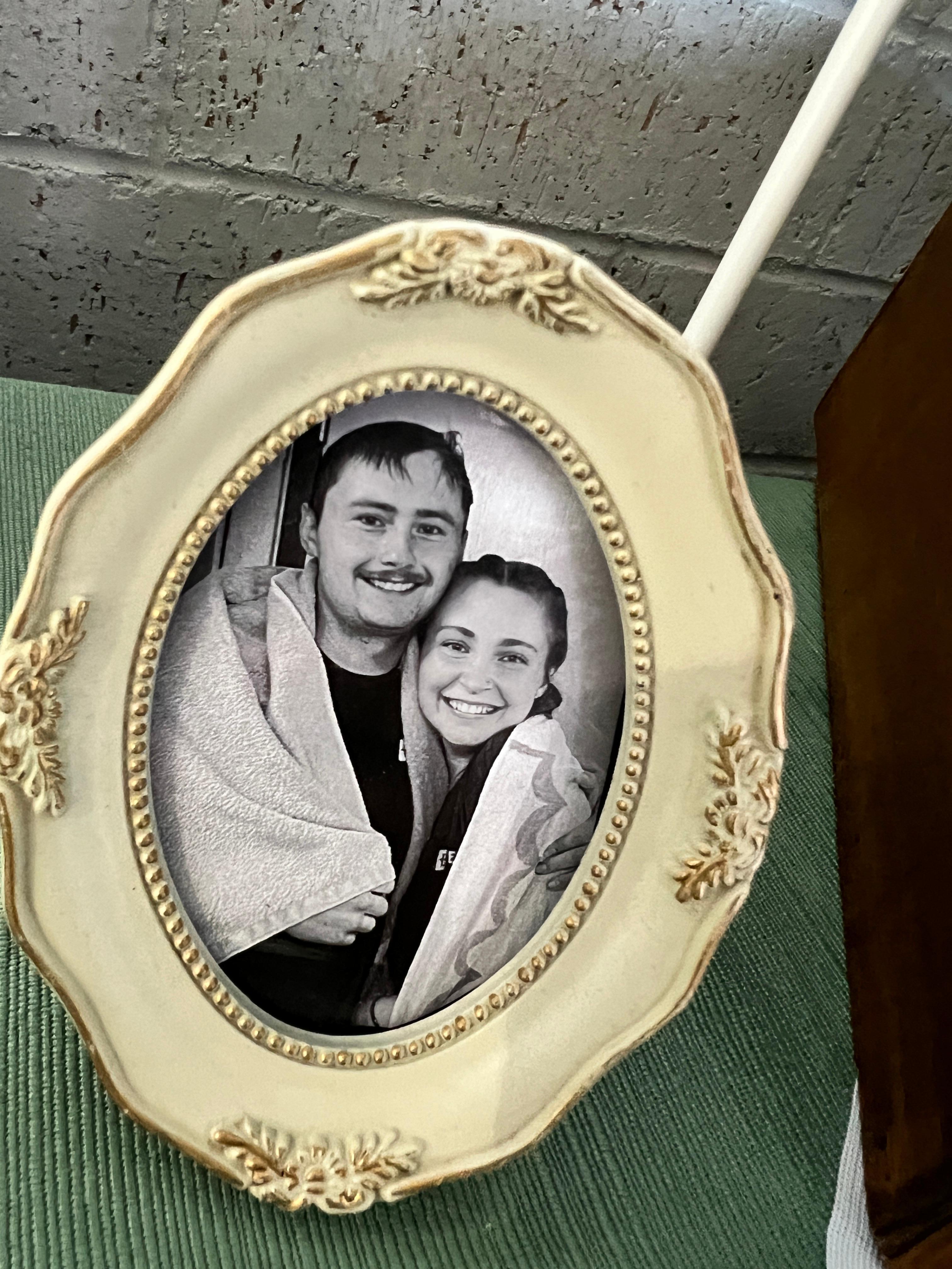 Son and now wife, Sadrie