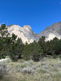 Chalk cliffs via St. Elmo