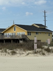 The house from beach.