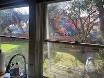 view from kitchen