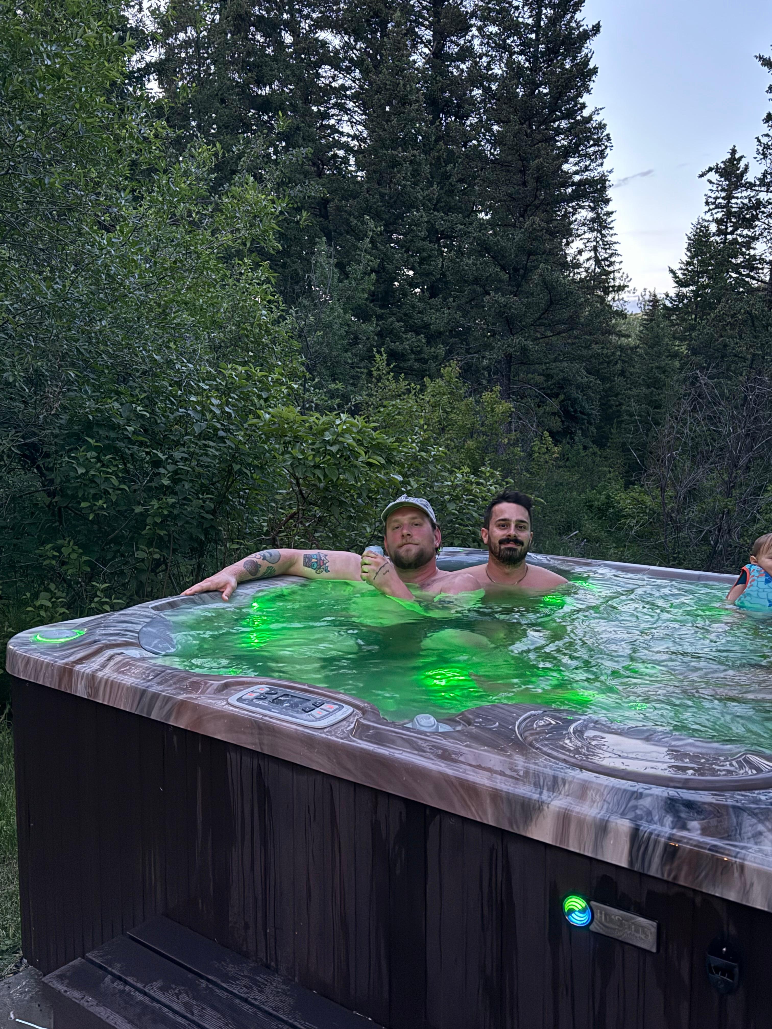 Nightly spa dip