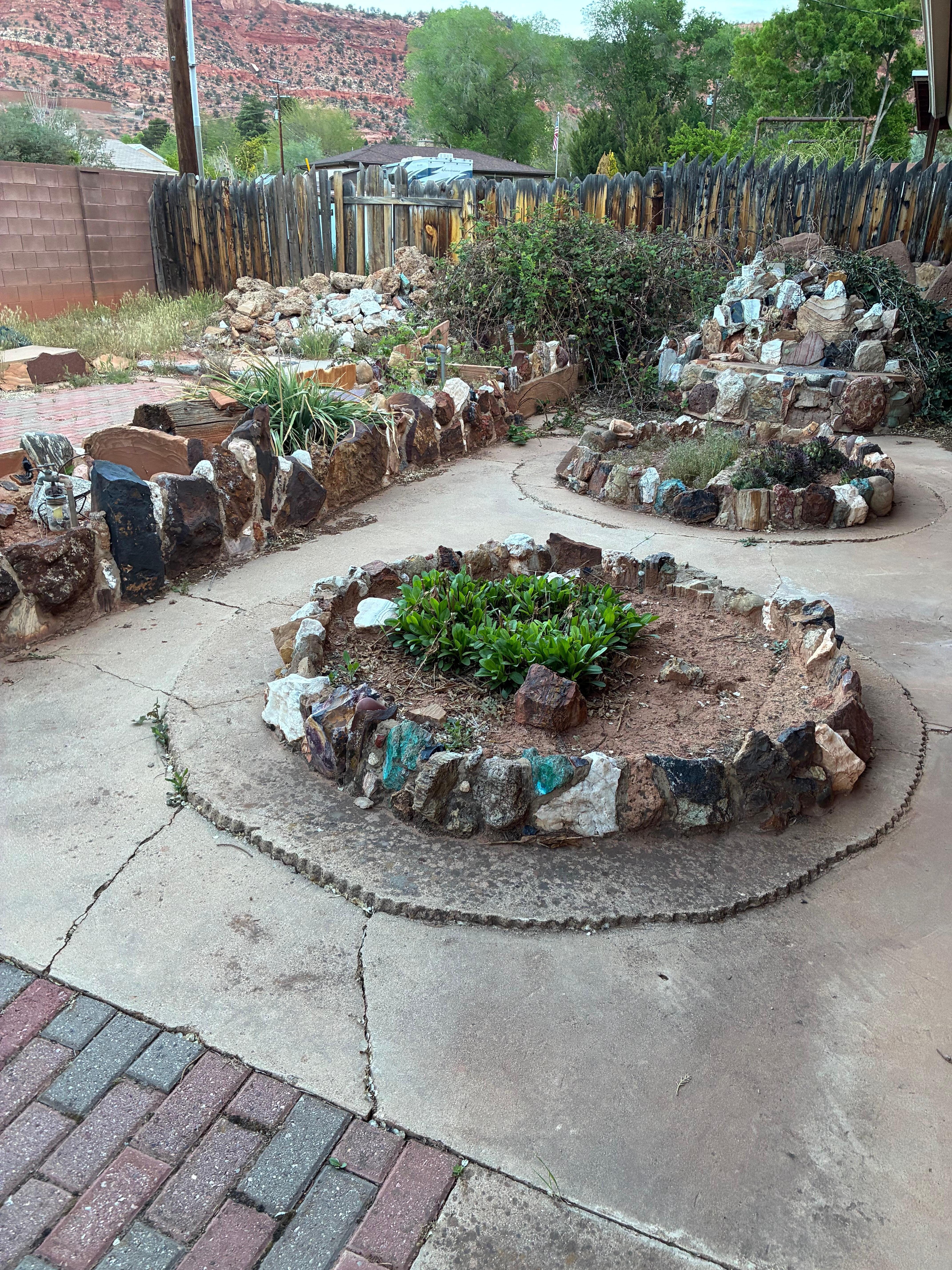 Patio area is so unique