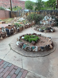 Patio area is so unique