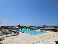 One of the community pools.