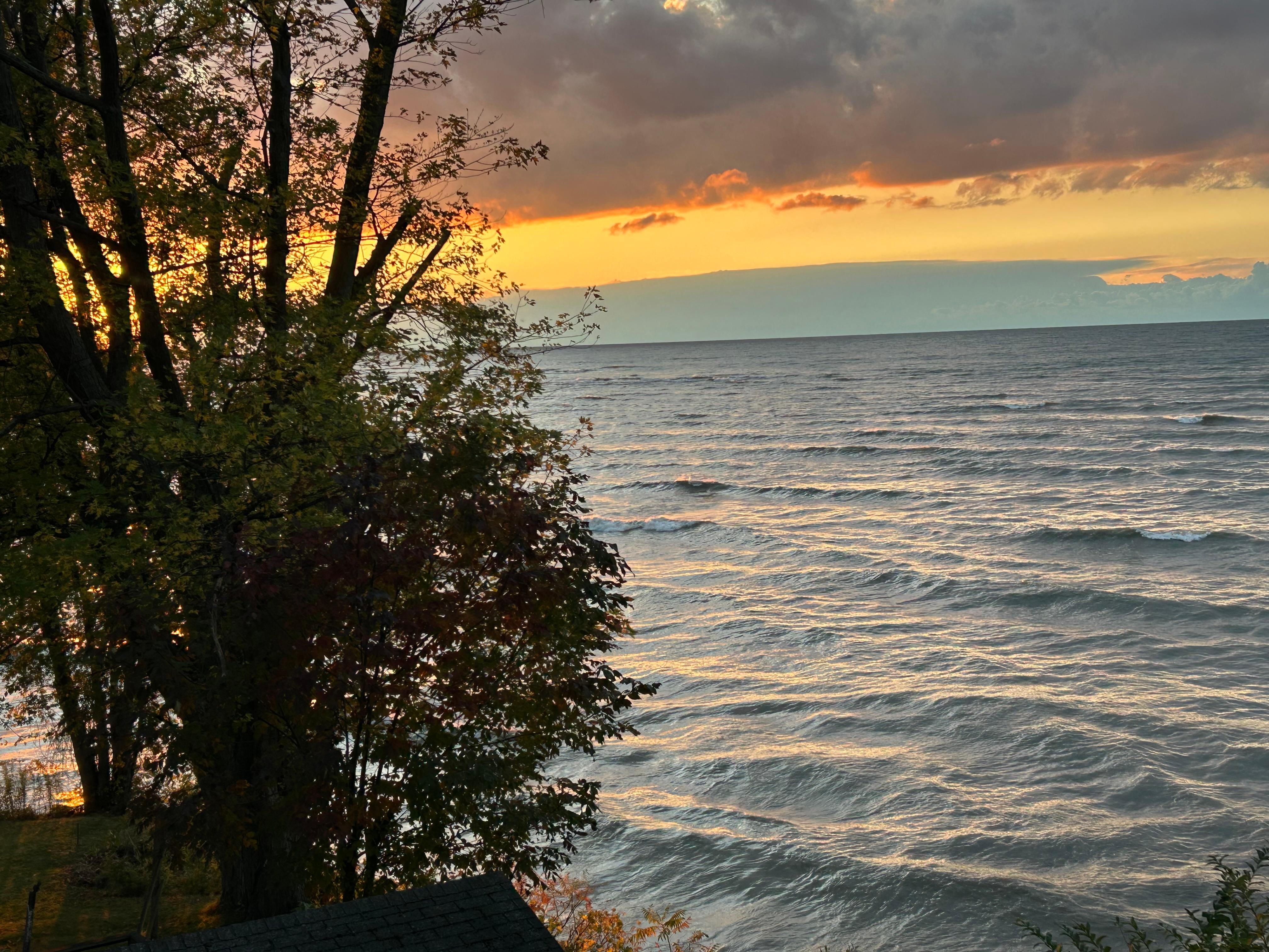 Sunset was beautiful