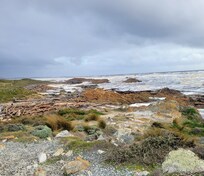 Edge of the World rocks, waves and wind