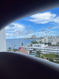 Tower hallway view coastline
