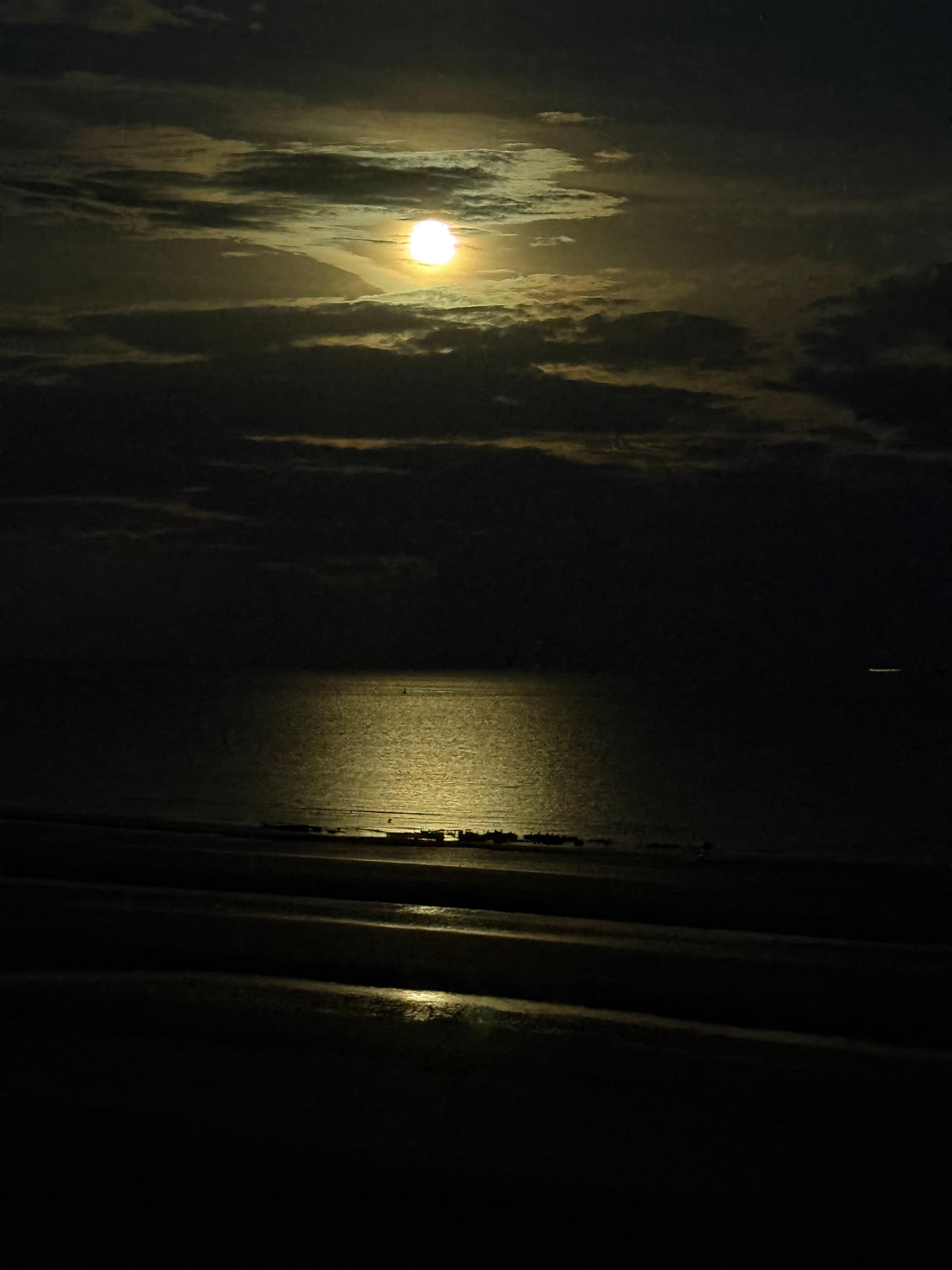 Beim Supermond konnte man das Schiffswrack sehen