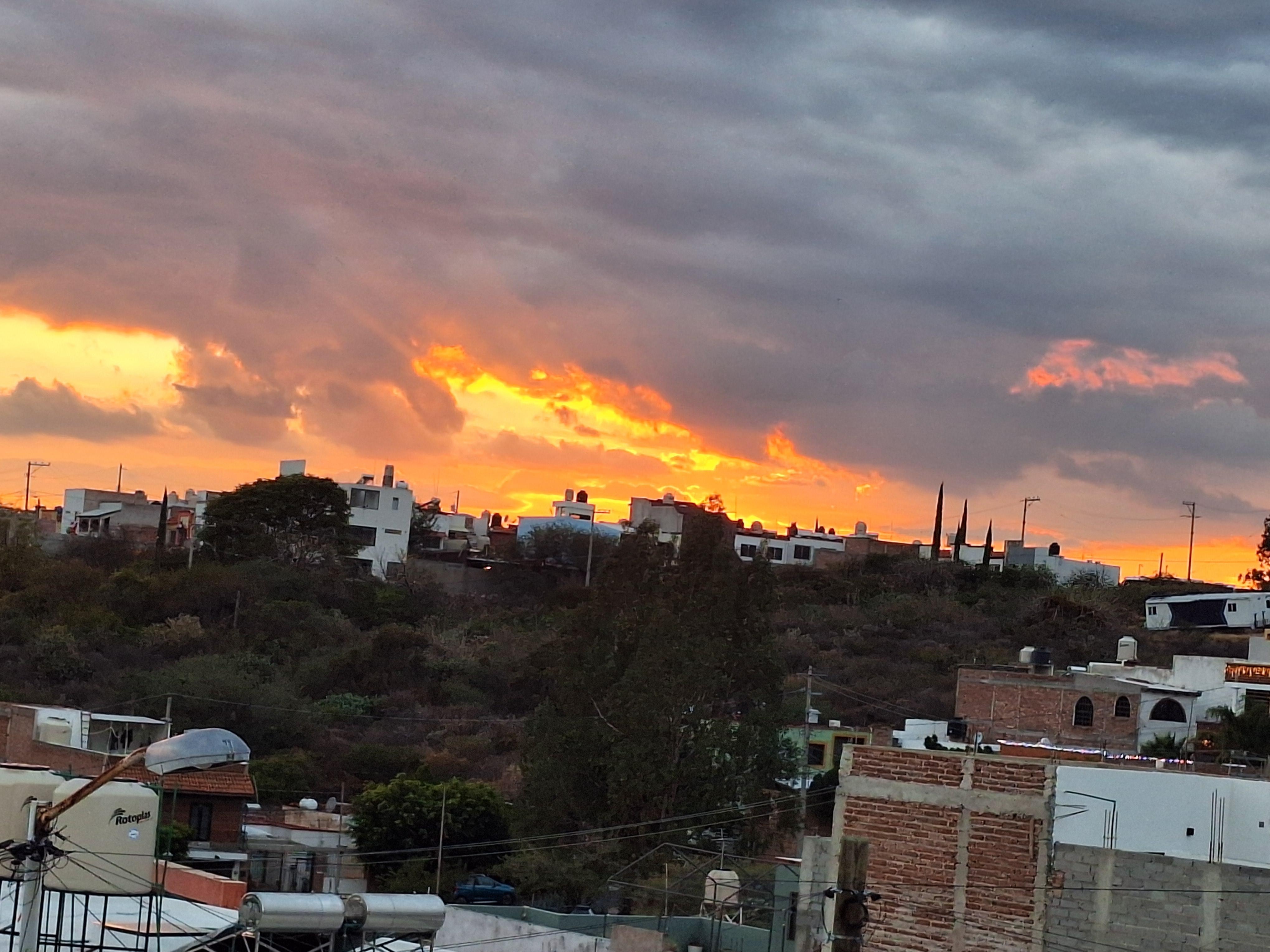 beautiful sunsets from balcony