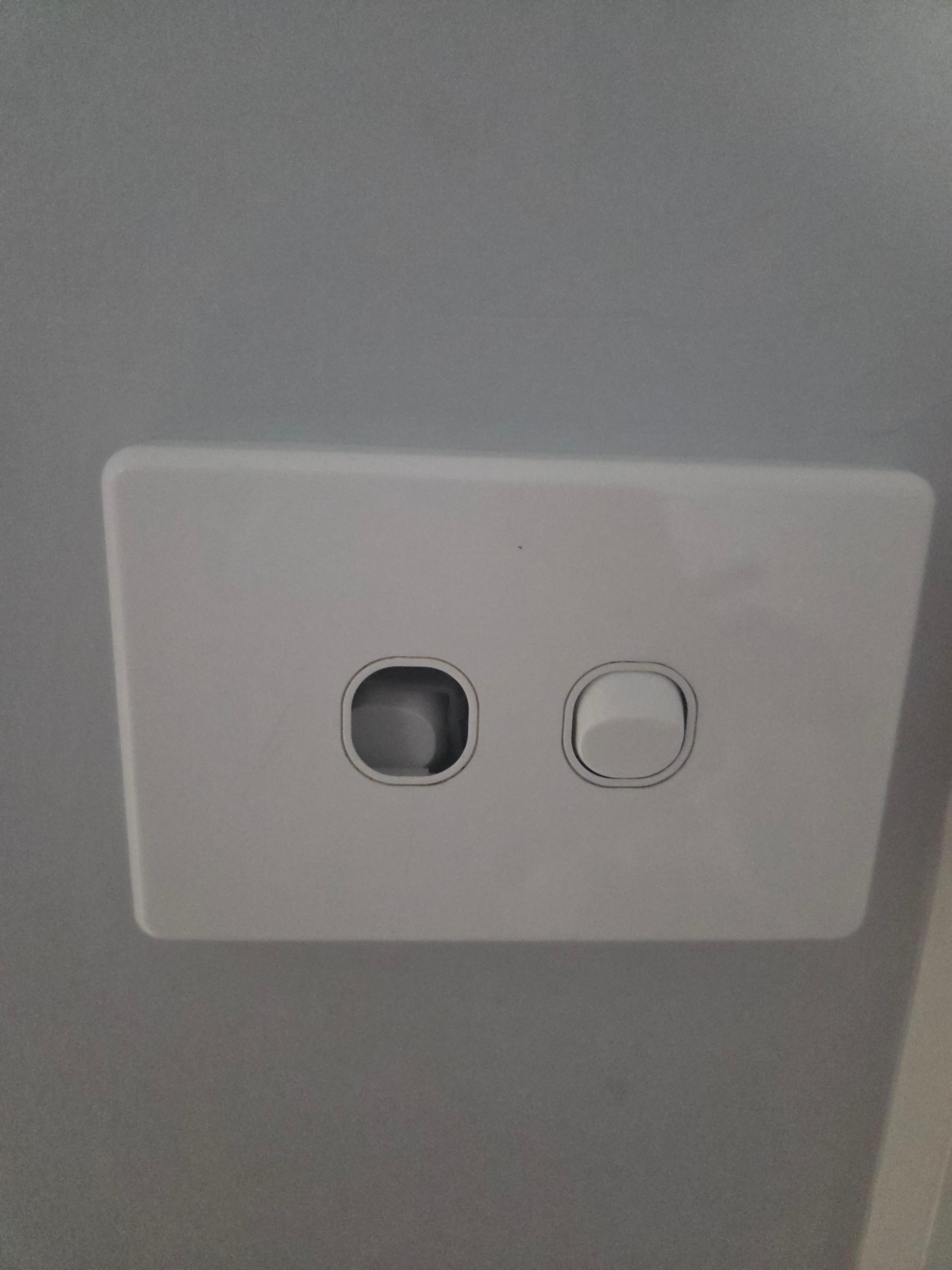 Faulty light switch 