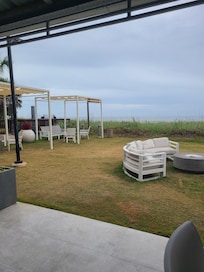 View from the awning. Beautiful