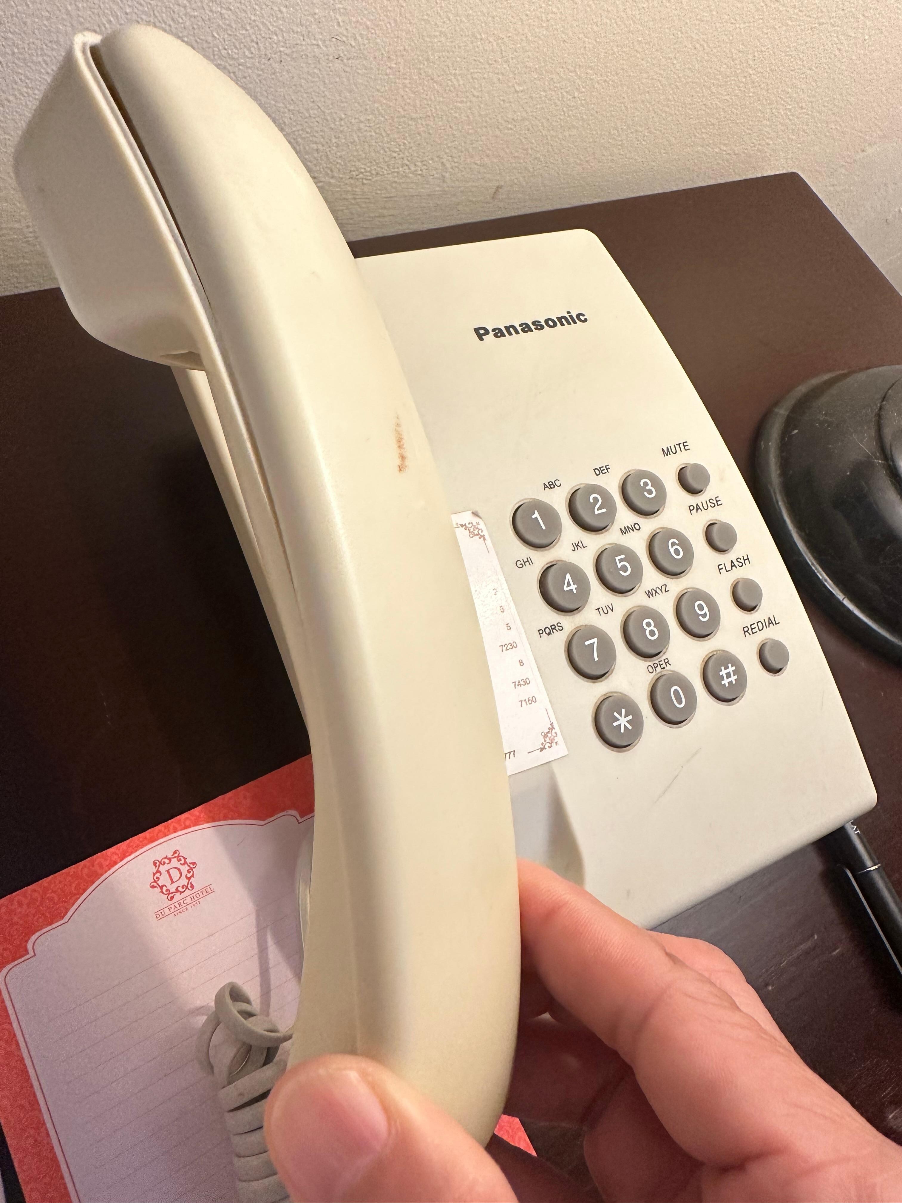 Plastic, toy-like phone