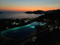 Spectacular sunsets from condo deck