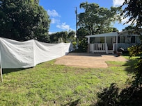 House with new fence