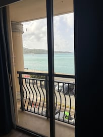 The view was the best from the bed.
