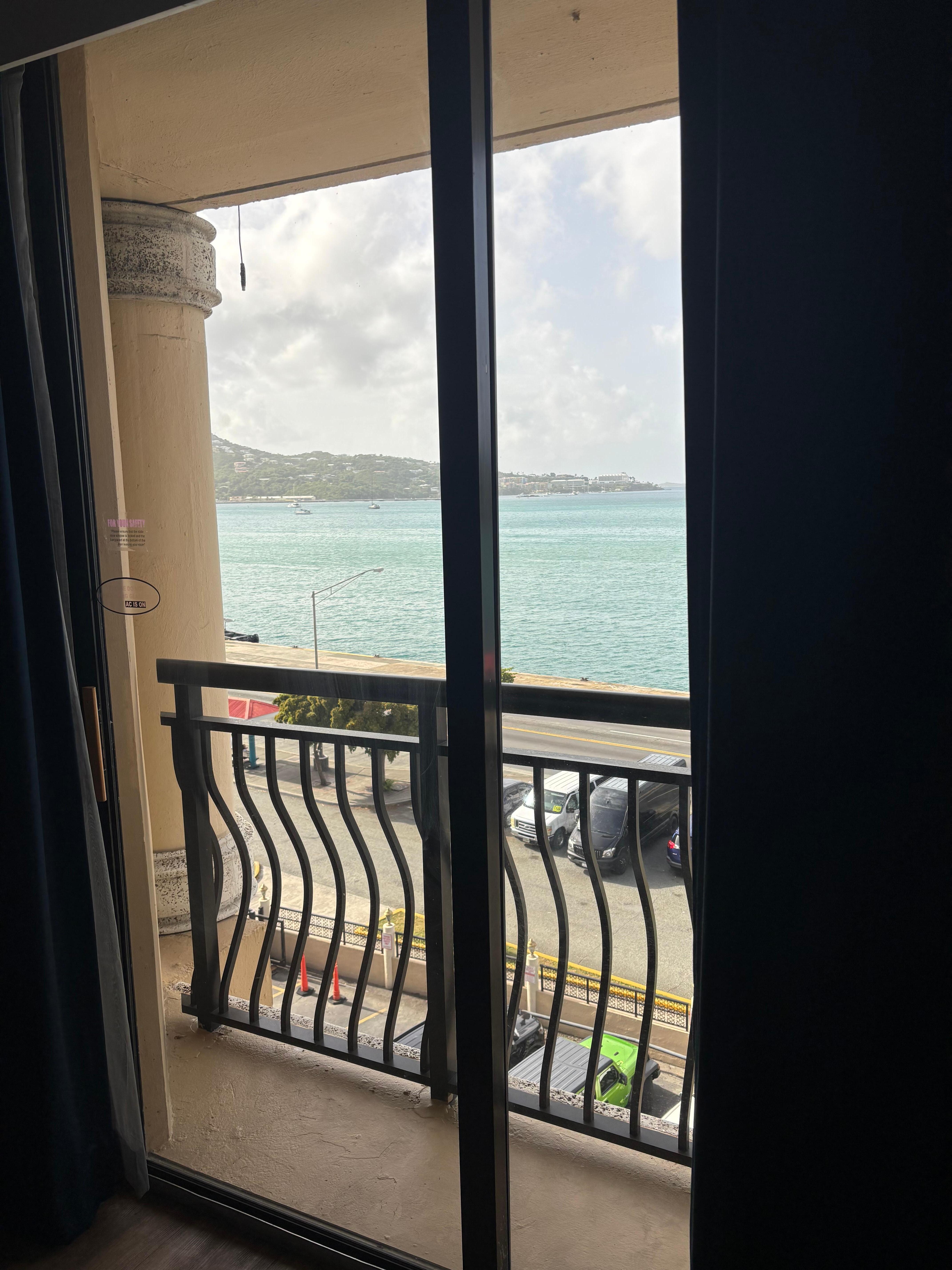 The view was the best from the bed.