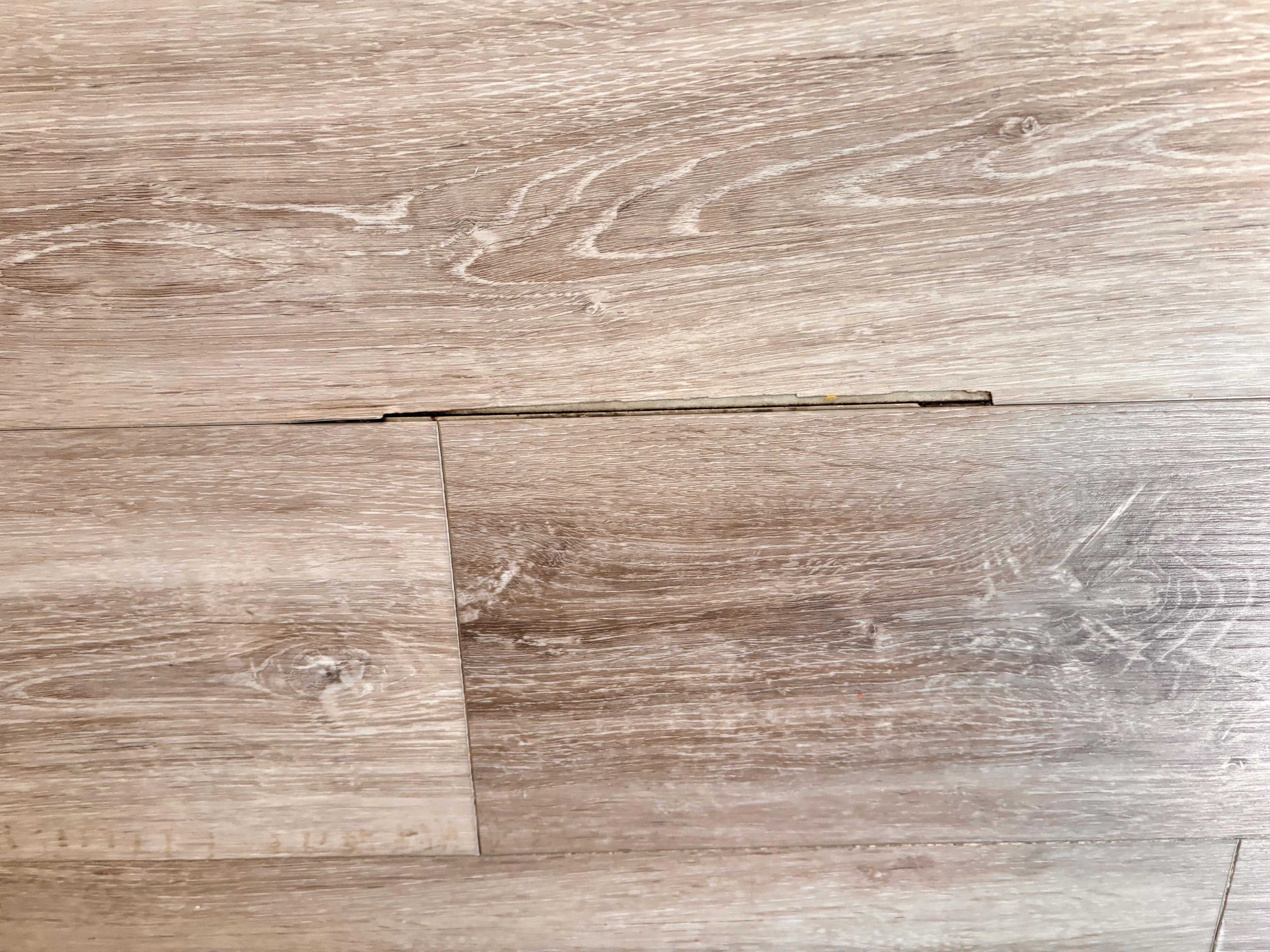 Cracks in flooring