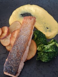 Salmon lunch excellent!!