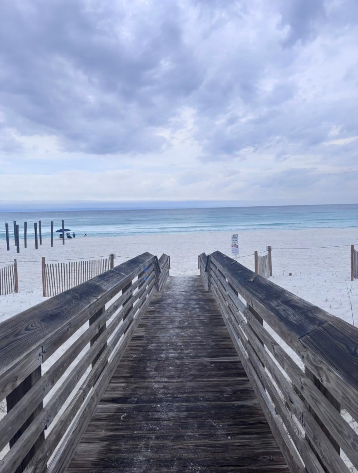 The walk down, just stunning.
