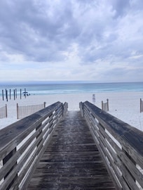 The walk down, just stunning.