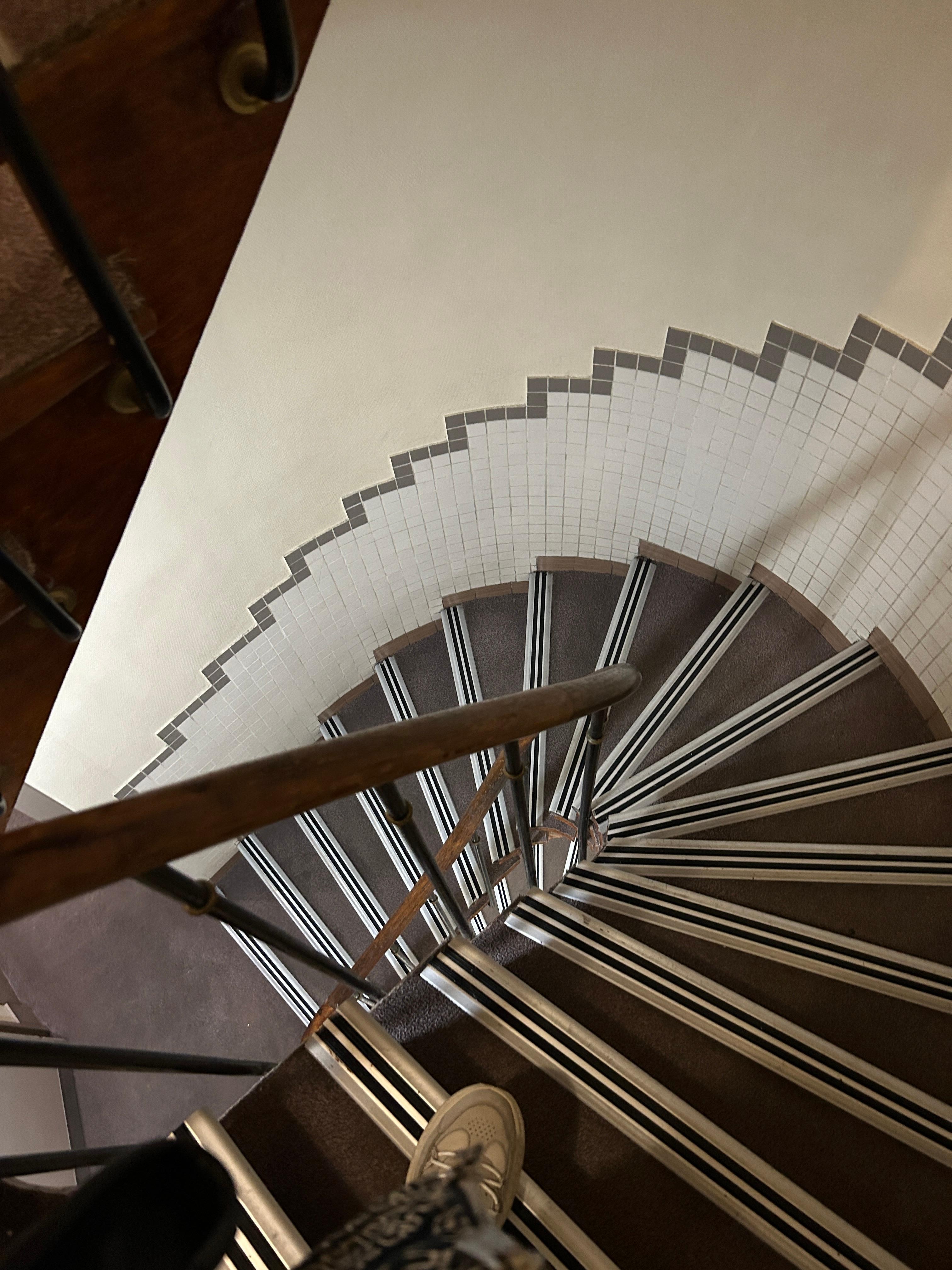 The elevator to the fourth floor