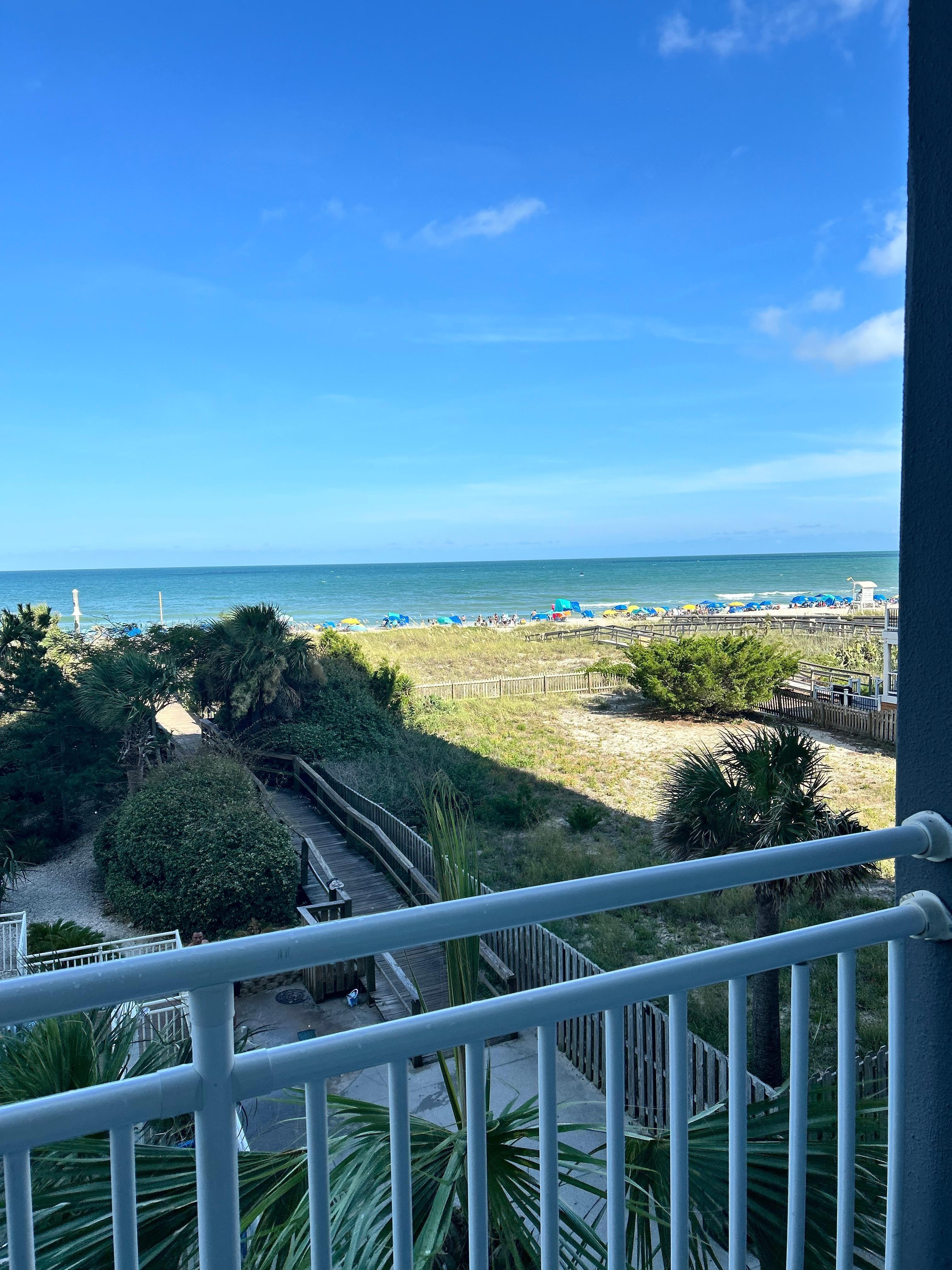 Second floor balcony view