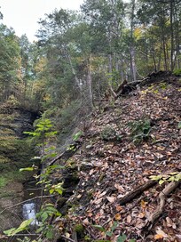 Gorgeous access to a waterfall