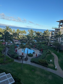 View from our balcony