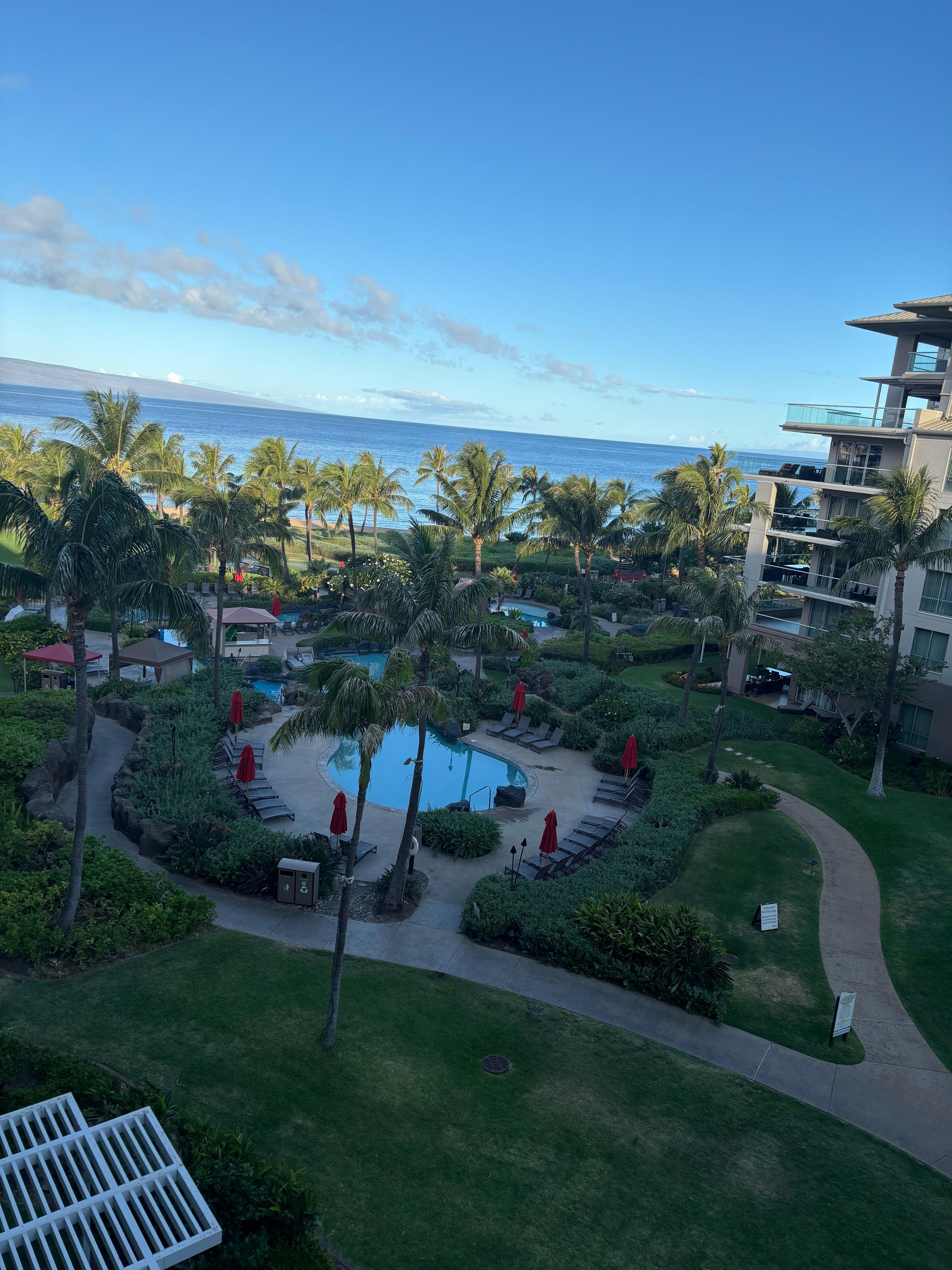View from our balcony