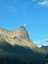 This was the view from the stop sign,