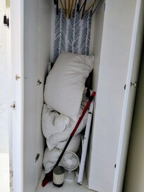 The only space for clothing!