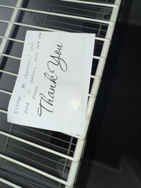 The card for the door