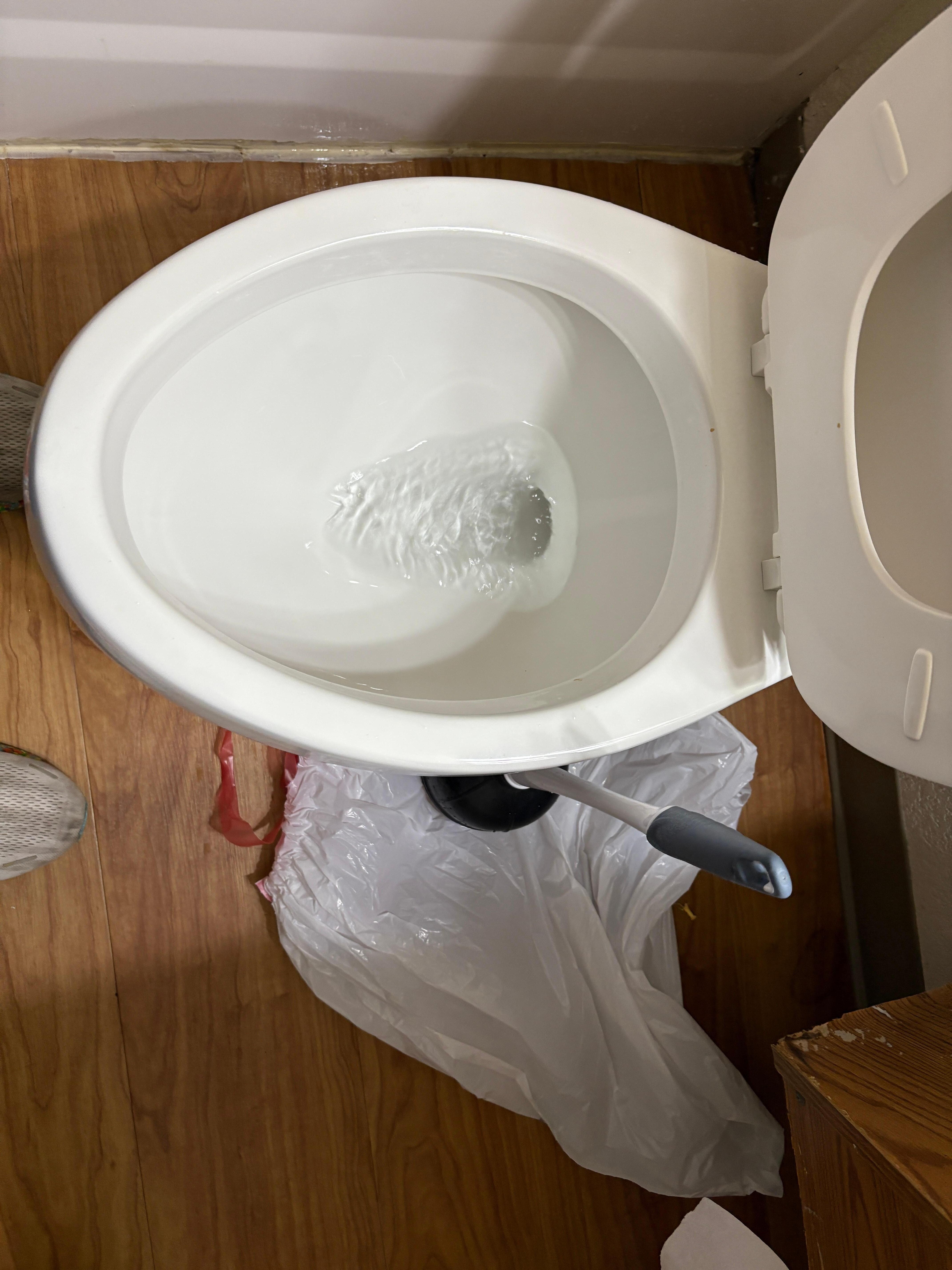 No maintenance, had to unclog my own toilet with a plunger!! 