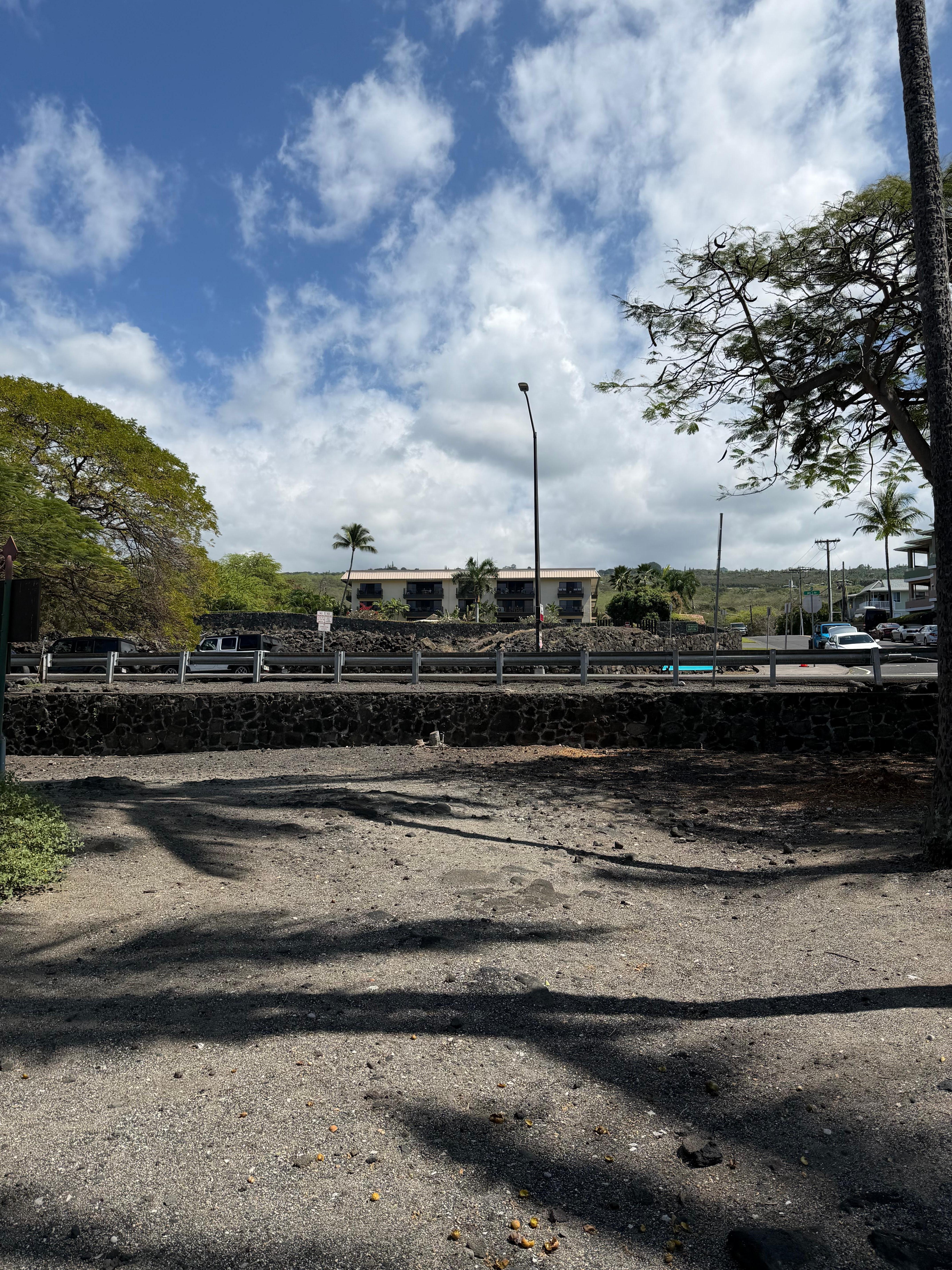 Property seen from the park.