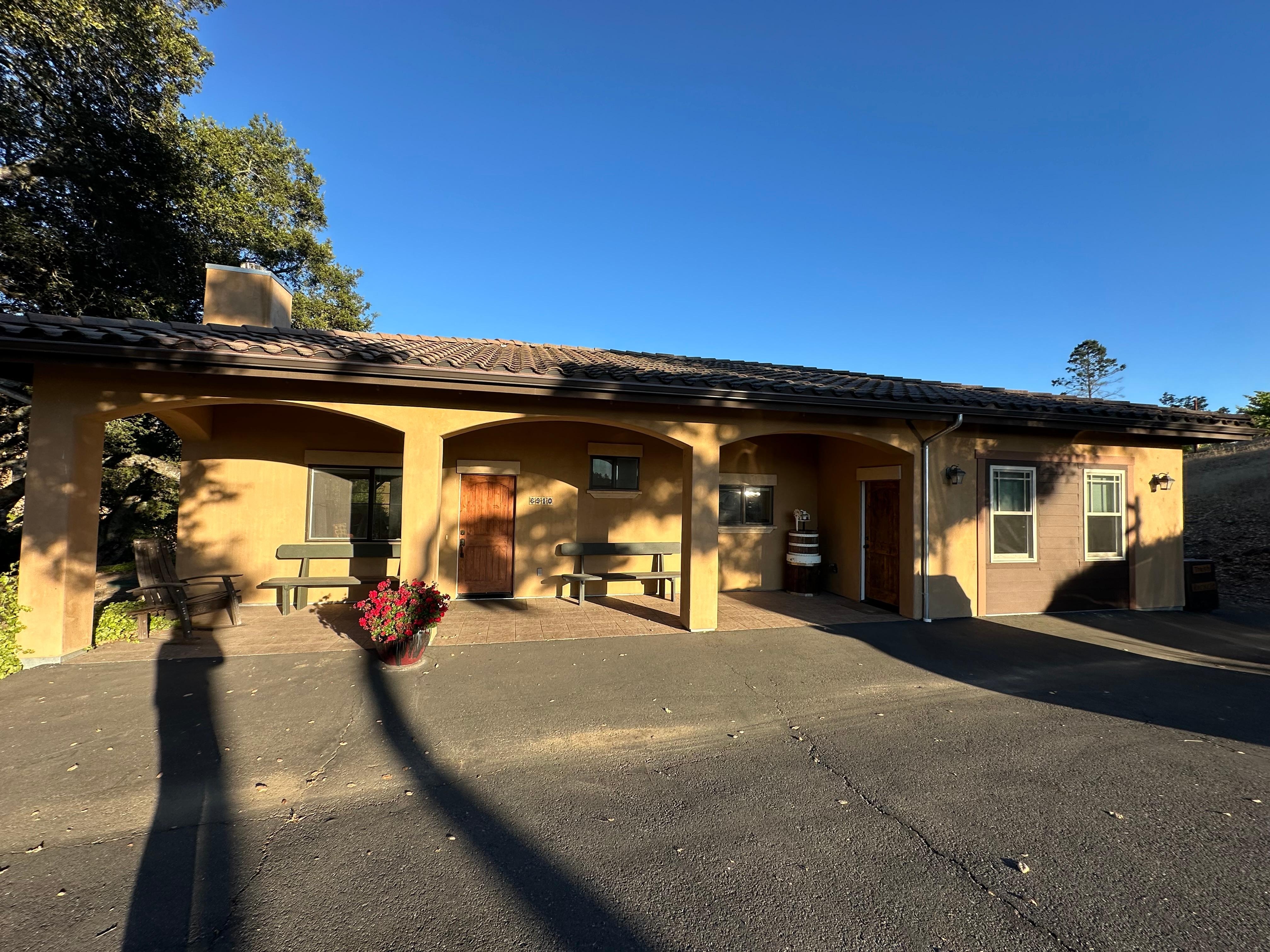 front of the property