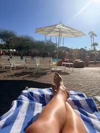 The water park was so relaxing and fun