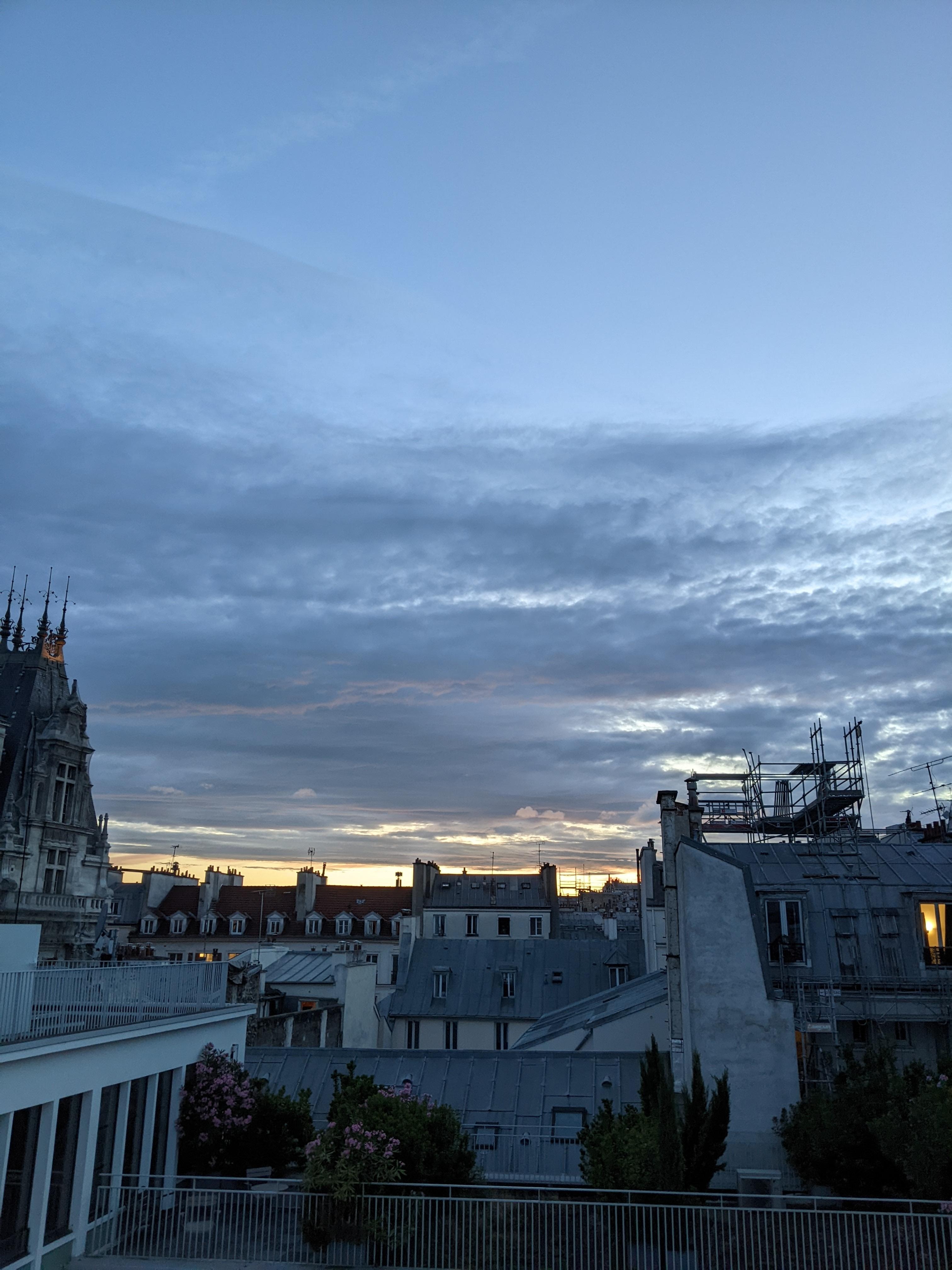 View from the rooftop patio