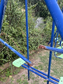 Broken swing.
