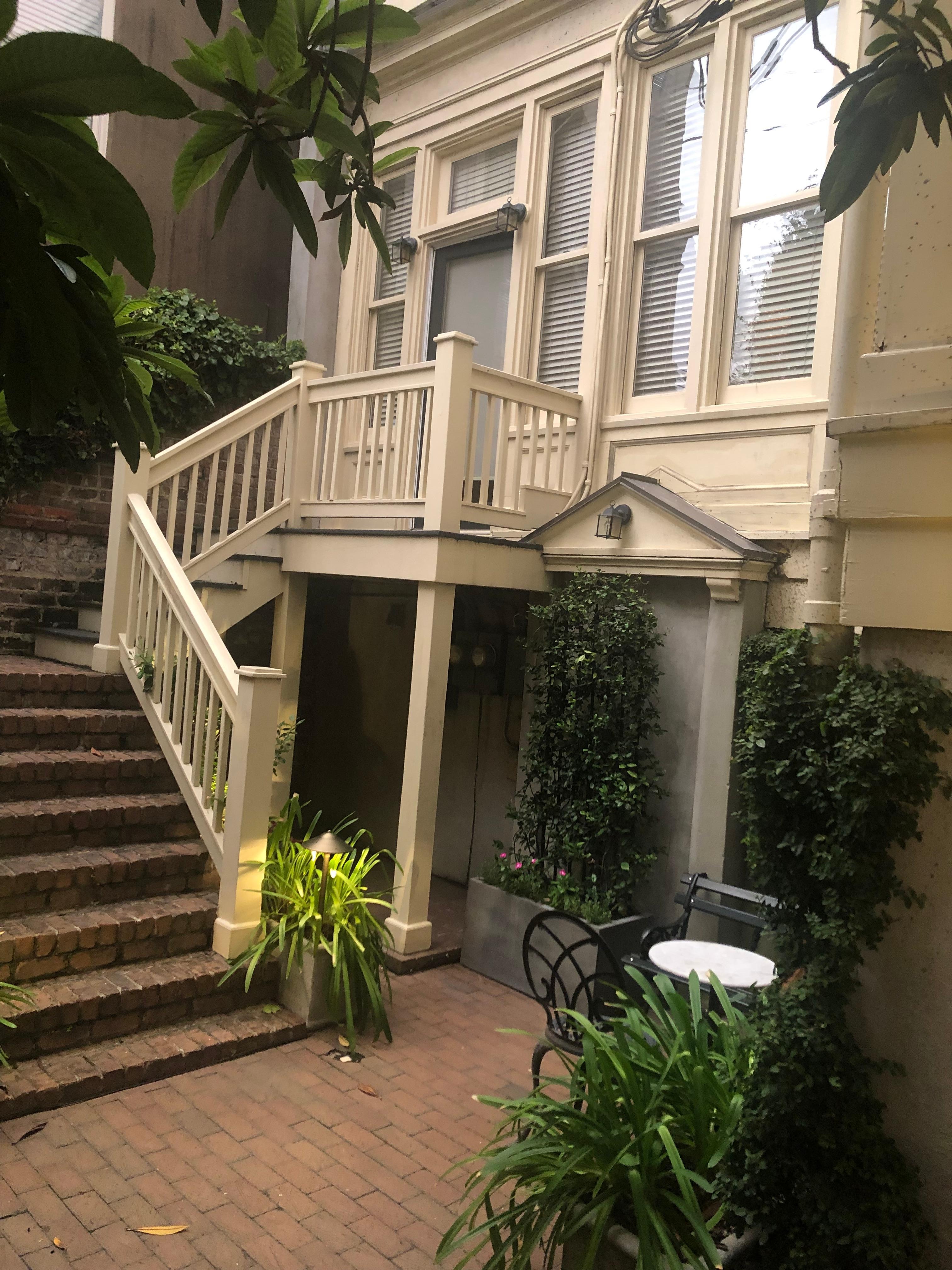 Serene Courtyard off back kitchen