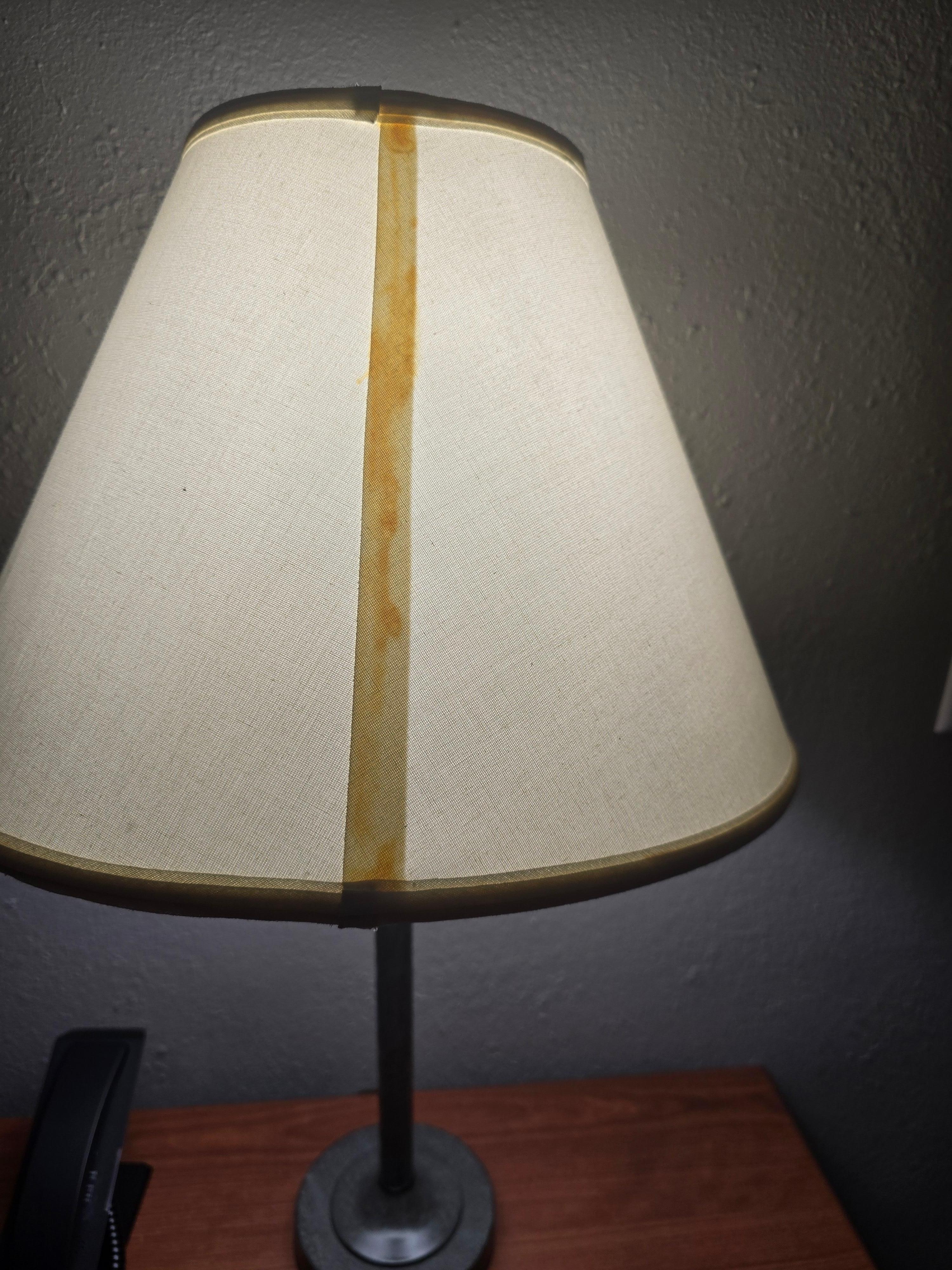 This is the lamp shade all dirty