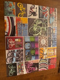 We enjoyed winding down before bed with a cup of tea and a puzzle.