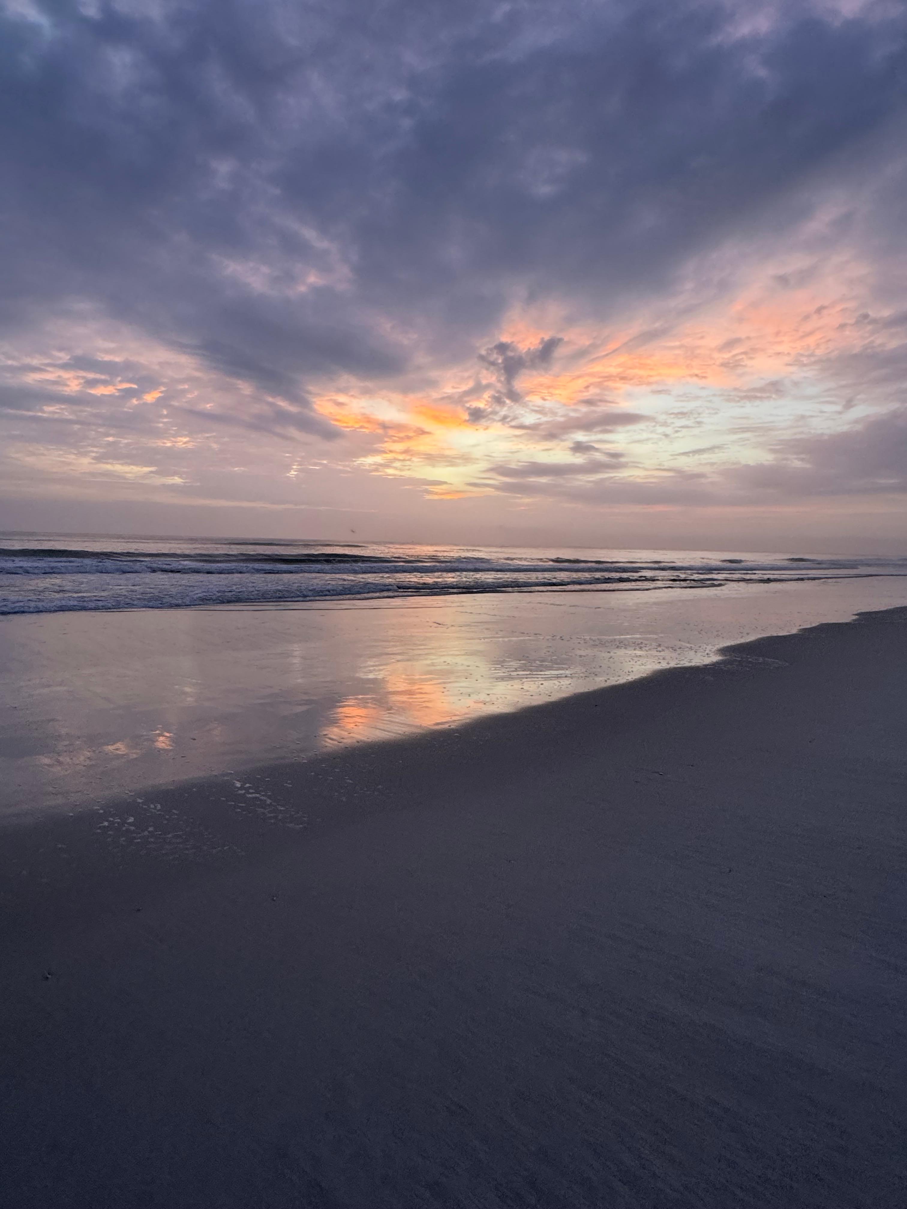 Sunset reflecting 