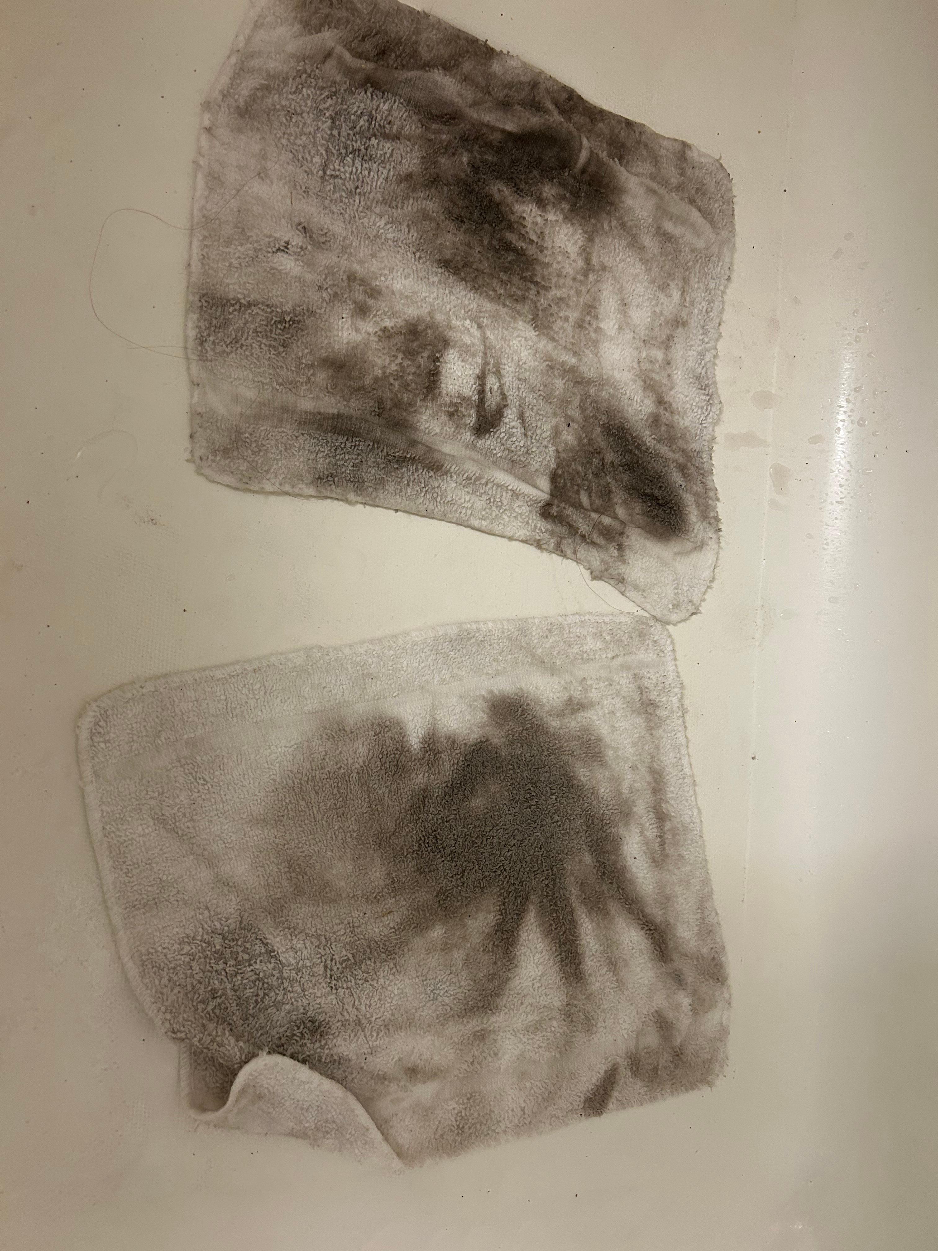 I cleaned the floor a little bit.