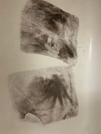 I cleaned the floor a little bit.