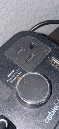 Bugs on clock, directly next to the bed.
