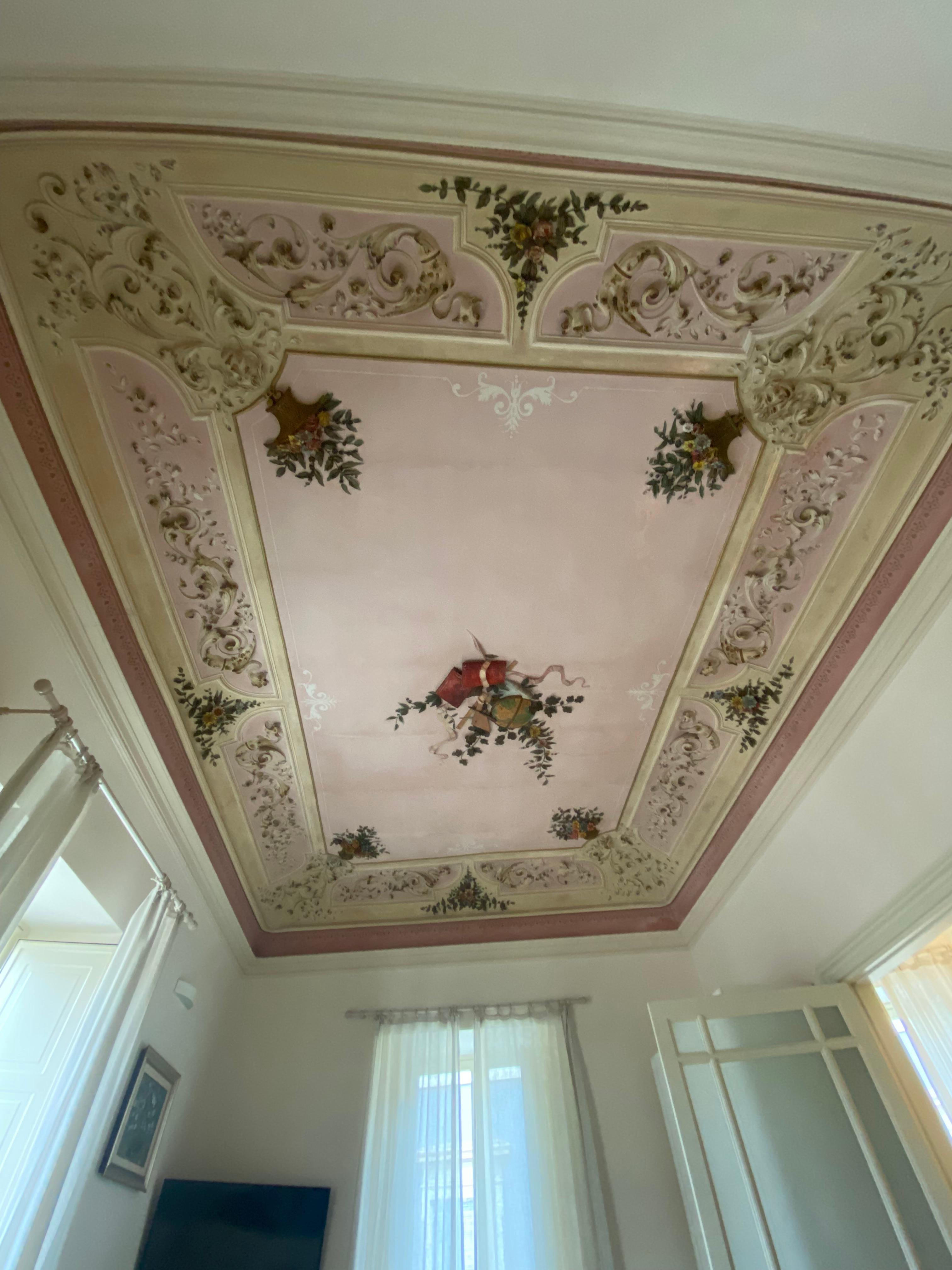 lovely painted ceiling