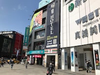 Tomorrow Hotel is just opposite to Ximen MRT exit 6