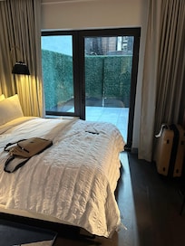 Our room with 2 queen beds and private balcony!